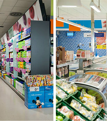 Светодиодните лампи Philips придават нов блясък на стоките в супермаркети Consum, Валенсия
