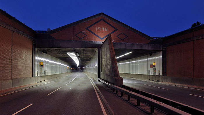 Тунелът Миър със светодиодно осветление от Philips