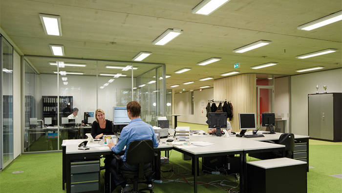 Промишлено осветление от Philips за този офис във Venco Campus