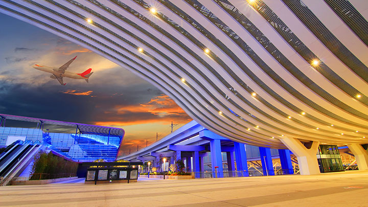 Фасади и архитектура на летището