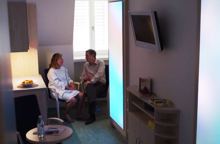 Подобряване на целебната среда в Германския кардиологичен център, Берлин със системи за осветление HealWell от Philips