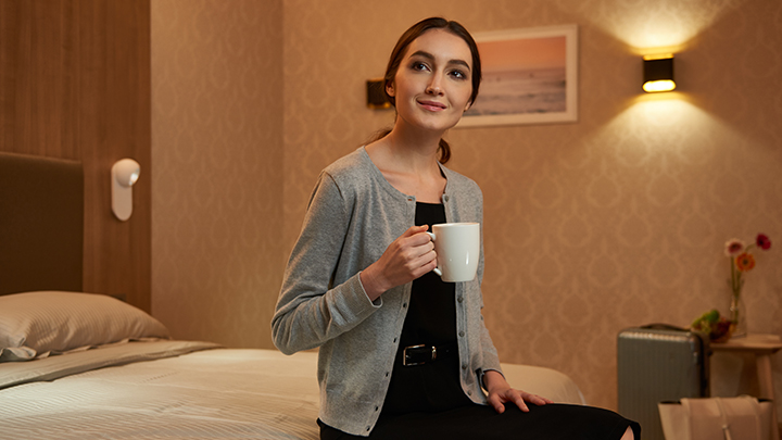 Осветление за хотели: RoomFlex от Philips Lighting може да пригоди осветлението спрямо това дали е използван ключ на гост или на камериер