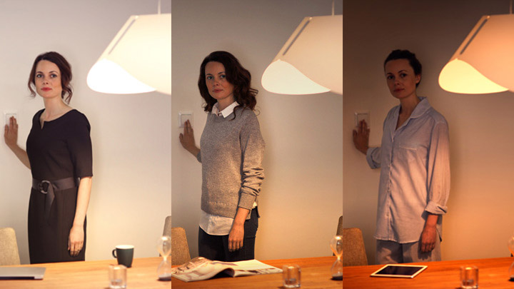 Лампа SceneSwitch – променете настройката на светлината без димер